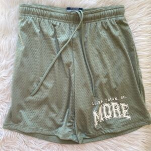 Alphalete LDB More Mesh Short 6” Men’s Size Small Mesh Gym Workout Short Sage